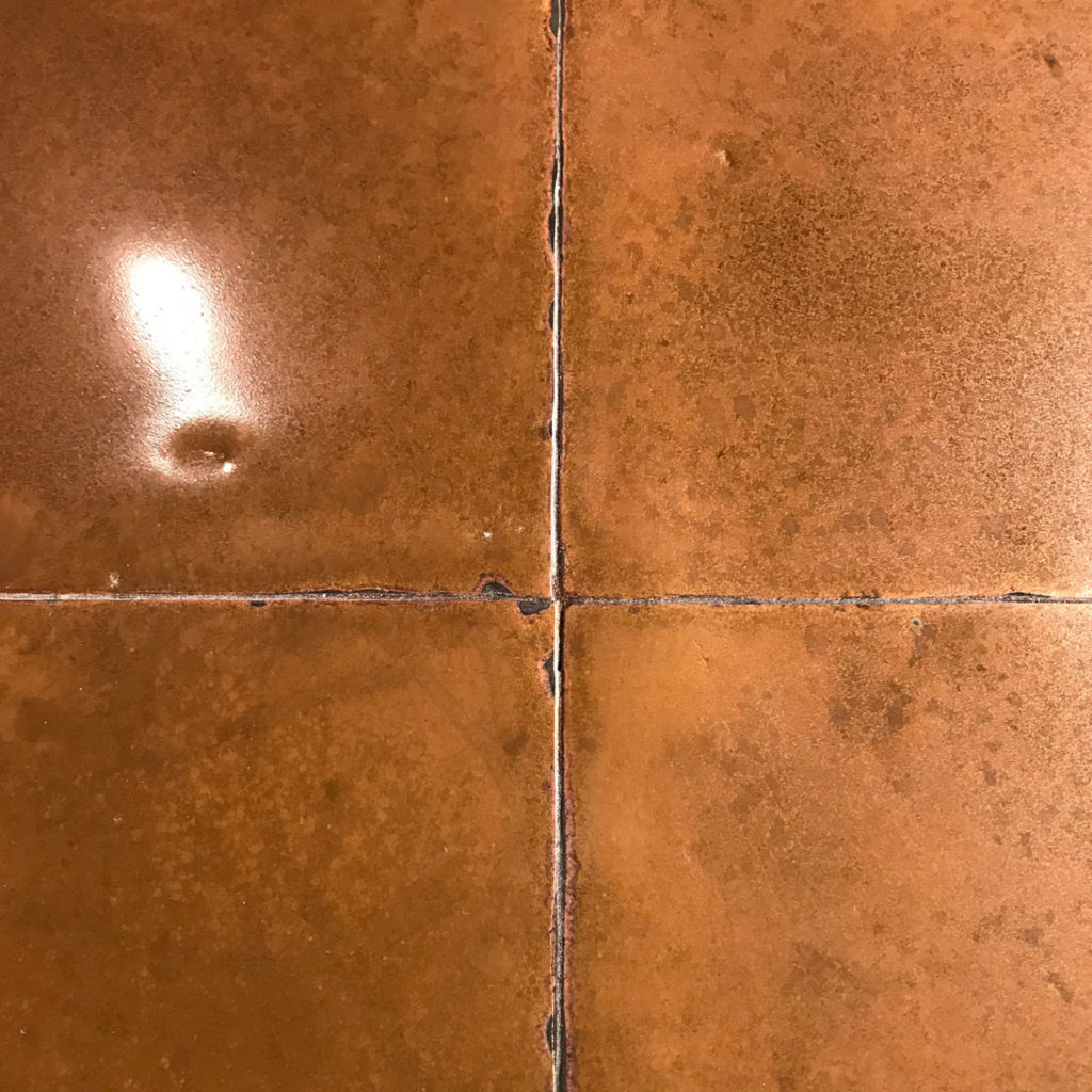 patinated copper kitchen worktop