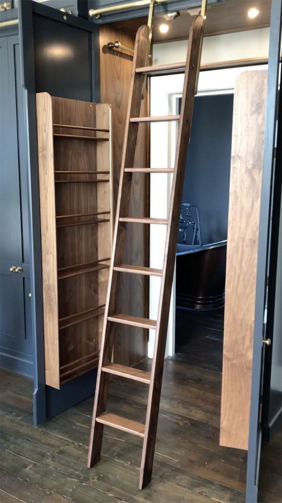 Collapsible Dressing Room Ladder solution