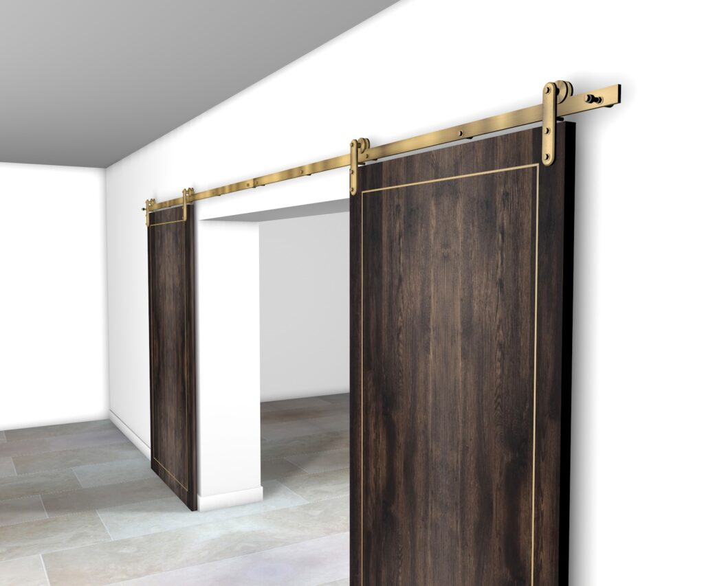 Barn doors 3D visualisation