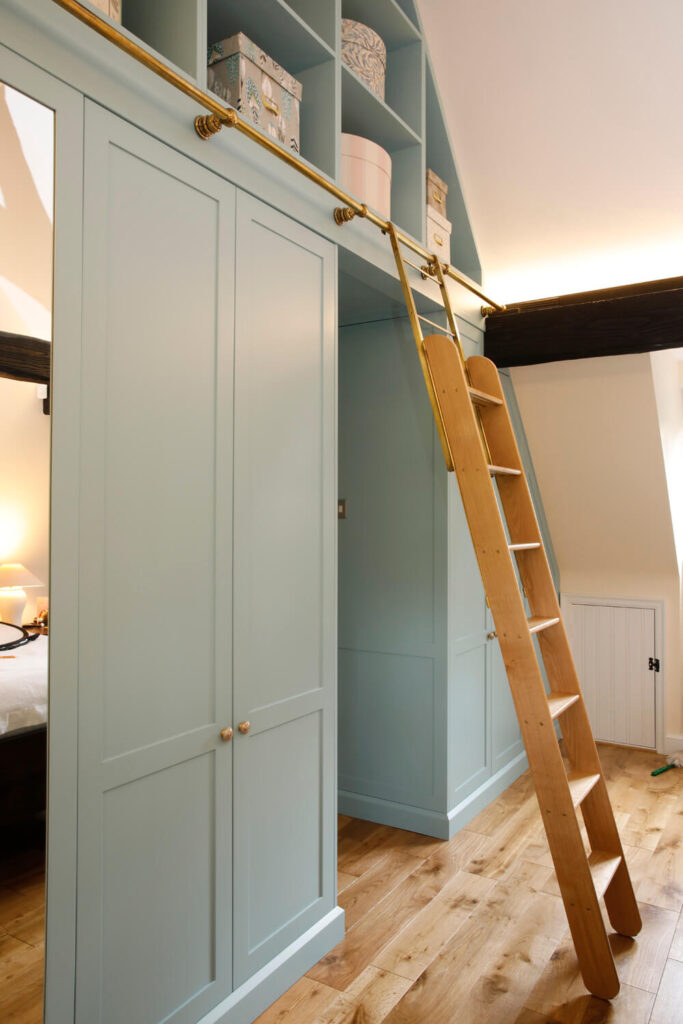 Bespoke wooden loft ladder